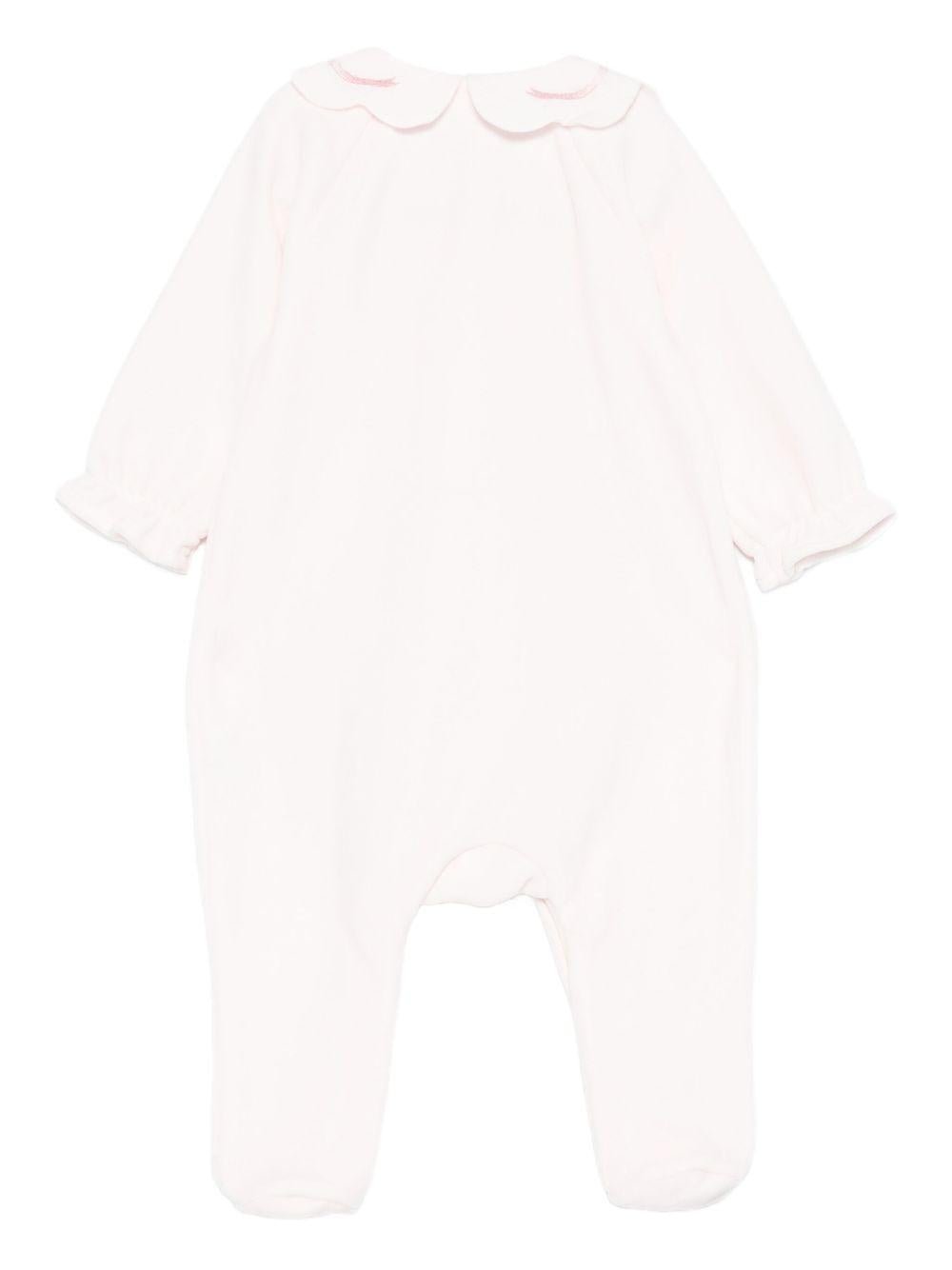 Tutina per neonata Tartine Et Chocolate rosa con colletto smerlato - Rubino Kids