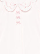 Tutina per neonata Tartine Et Chocolate rosa con colletto smerlato - Rubino Kids