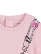 Tutina per neonata The Marc Jacobs Kids rosa con stampa grafica sul davanti - Rubino Kids