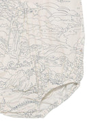 Tutina per neonati Bonpoint beige con stampa grafica all - over - Rubino Kids