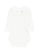 Tutina per neonati Bonpoint bianca con dettagli ricamati - Rubino Kids