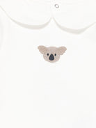 Tutina per neonati Donsje bianca con ricamo koala - Rubino Kids