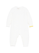 Tutina per neonati Gensami Kids bianca in maglia - Rubino Kids