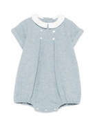 Tutina per neonati Mariella Ferrari azzurra con colletto alla Peter Pan - Rubino Kids