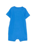 Tutina per neonati Moschino Kids azzurra con ricamo Teddy Bear - Rubino Kids