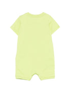 Tutina per neonati Moschino Kids verde con Teddy Bear sul davanti - Rubino Kids