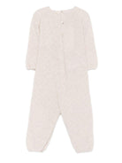 Tutina per neonati Paz Rodriguez beige con chiusura con bottoni sul davanti - Rubino Kids