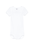 Tutina per neonati Petit Bateau bianca a girocollo - Rubino Kids