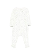 Tutina per neonati Petit Bateau bianca con stampa a cuori - Rubino Kids