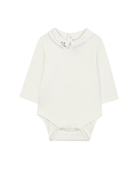 Tutina per neonati Tartine Et Chocolat bianca con colletto alla Peter Pan - Rubino Kids