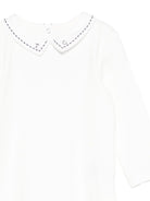 Tutina per neonati Tartine Et Chocolat bianca con logo ricamato - Rubino Kids