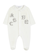 Tutina per neonati Tartine Et Chocolate bianca con lettere ricamate - Rubino Kids