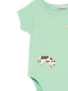 Tutina per neonato Bobo Choches verde con stampa Farm Adventure - Rubino Kids
