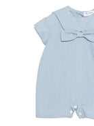 Tutina per neonato JESURUM BABY Edoardo azzurro con dettaglio con fiocco - Rubino Kids