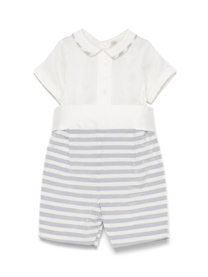 La Stupenderia white baby romper with inserts