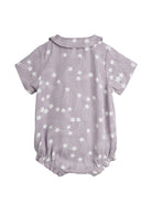 Tutina per neonato Mini Rodini viola con stampa stelle all - over - Rubino Kids