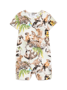 Tutina per neonato Molo Finn multicolore con stampa grafica all - over - Rubino Kids