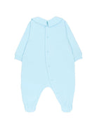 Tutina per neonato Moschino Kids azzurra con stampa Teddy Bear - Rubino Kids