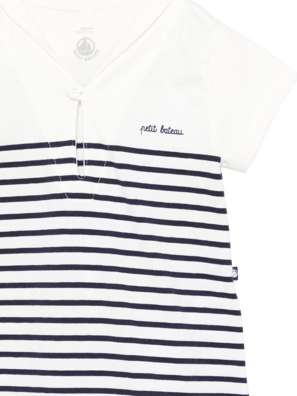 Tutina per neonato Petit Bateau multicolor con design a righe - Rubino Kids