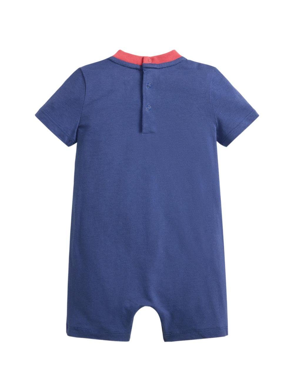 Tutina per neonato Polo Ralph Lauren Kids blu con stampa Polo Bear - Rubino Kids