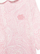 Tutine, bavaglino e cappellino per neonata ETRO KIDS rosa con stampa paisley (3 pezzi) - Rubino Kids