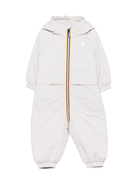 Tutone P. Celeste per neonati Il Gufo x K - Way grigio con logo sul davanti - Rubino Kids