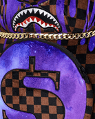 Zaino orsetto per bambino Sprayground Kid marrone con motivo a quadri - Rubino Kids