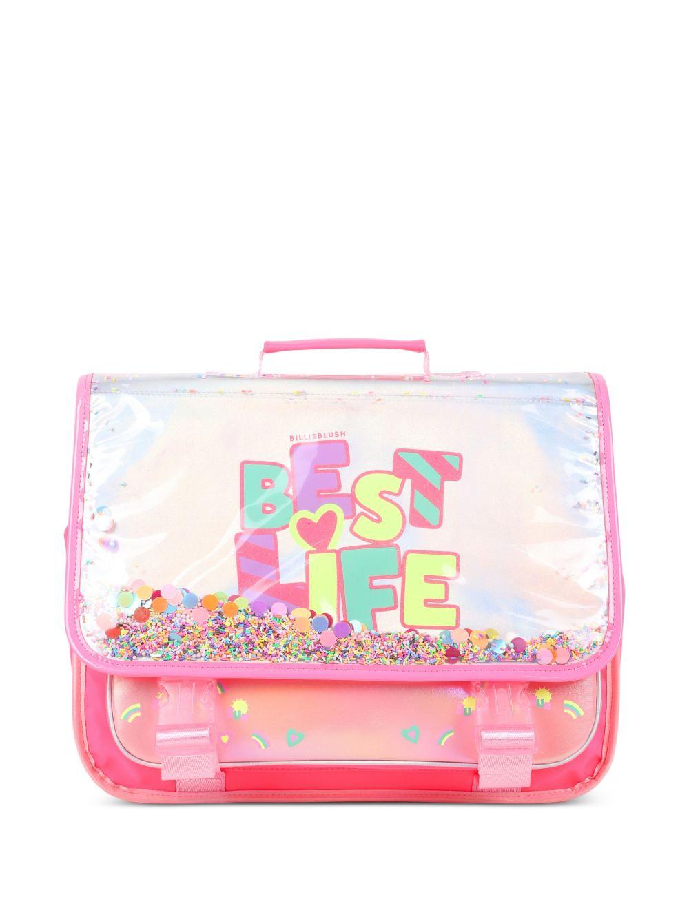 Zaino per bambina Billieblush rosa con dettaglio confetti - Rubino Kids