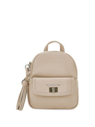 Zaino per bambina Monnalisa beige con dettaglio logo - Rubino Kids