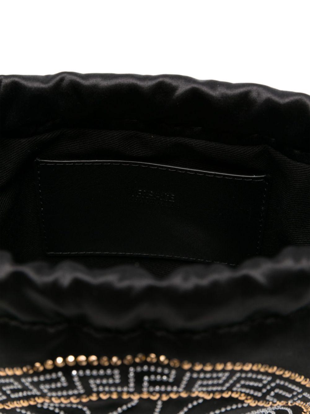 Zaino per bambina Versace Kids nero con motivo Medusa - Rubino Kids