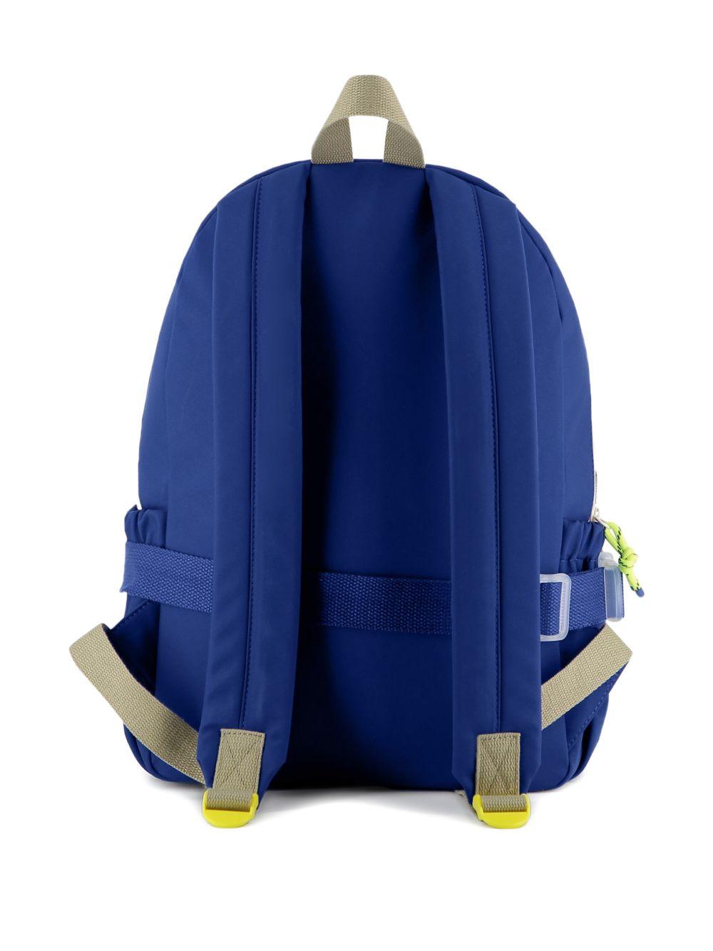 Zaino per bambini Billieblush blu con tasca in rete - Rubino Kids