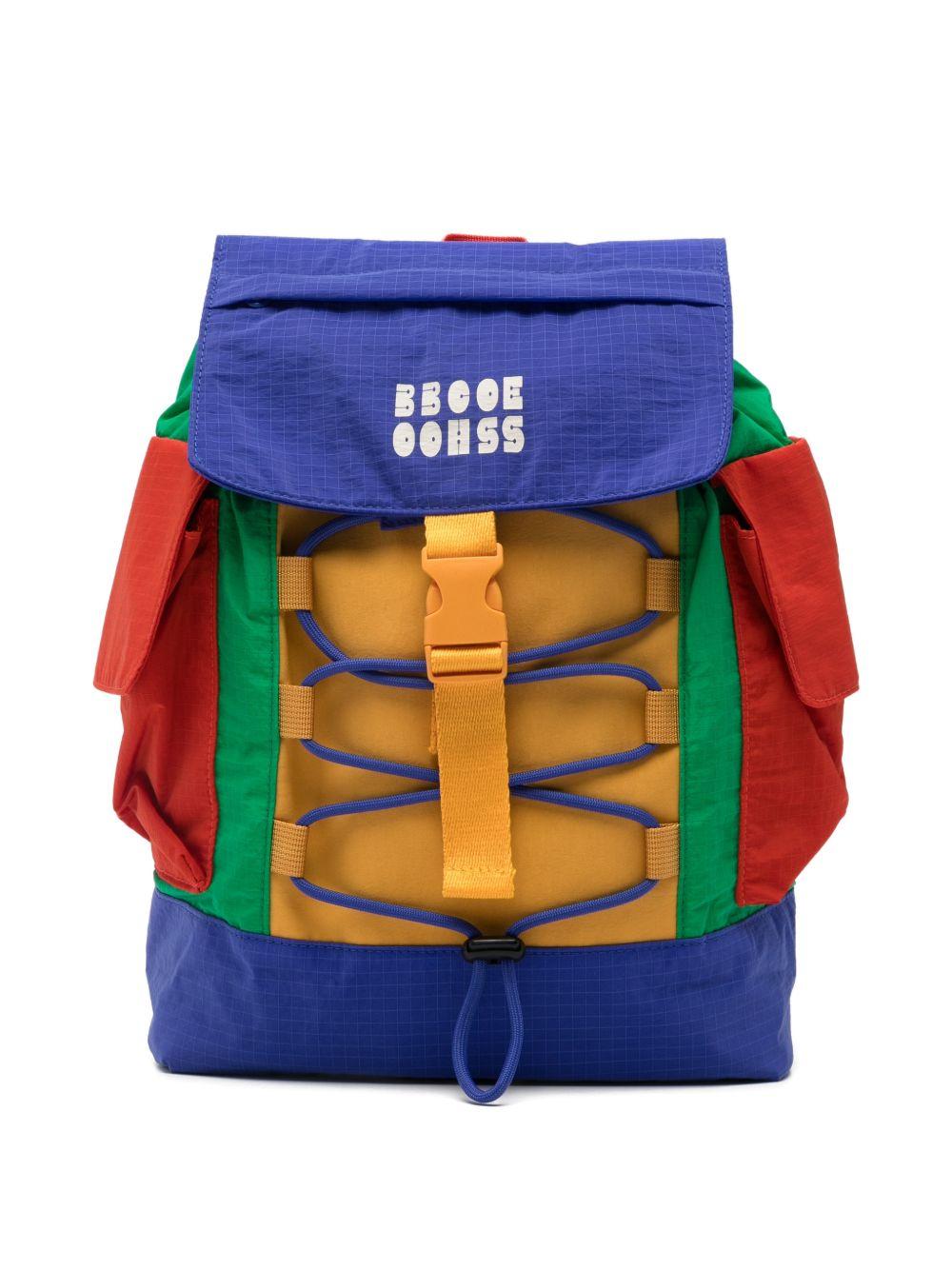 Zaino per bambini Bobo Choses multicolore con design color - block - Rubino Kids