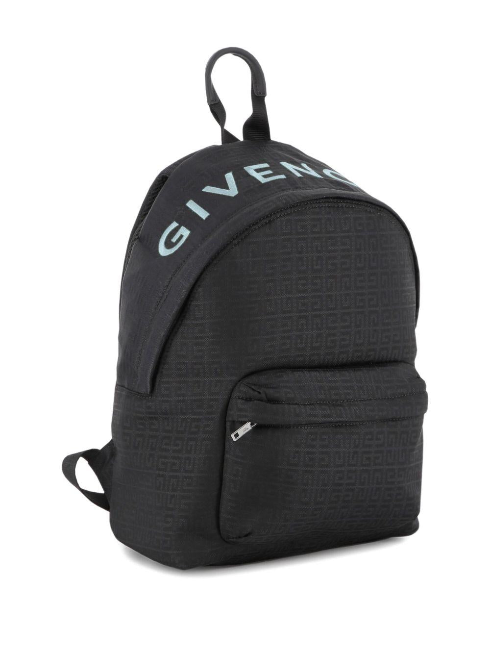 Zaino per bambini Givenchy Kids nero con logo ricamato - Rubino Kids