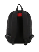 Zaino per bambini Hugo Kids nero con stampa - Rubino Kids