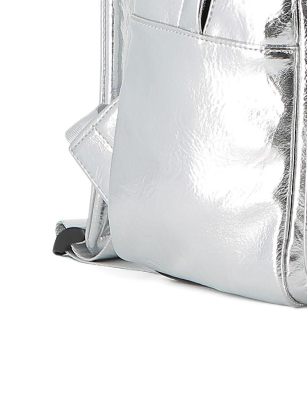 Zaino per bambini Karl Lagerfeld Kids argento con stampa - Rubino Kids