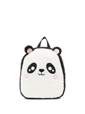 Zaino per bambini MC2 Saint Barth Kids nero a forma di panda