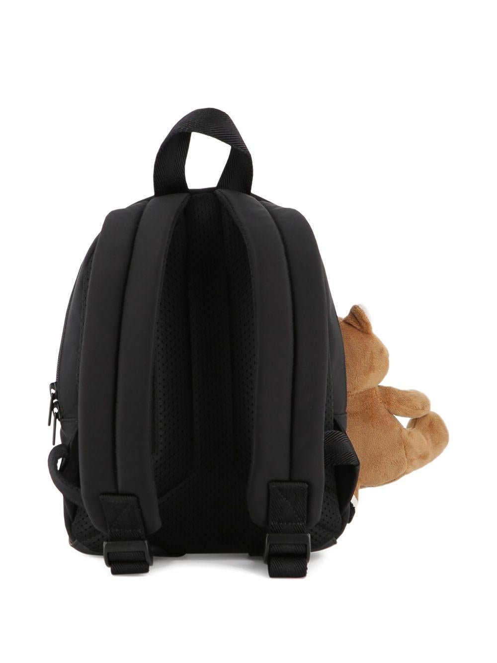 Zaino per bambino Boss Kids nero con ciondolo abbinato - Rubino Kids