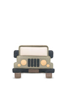 Zaino per bambino Donsje verde con dettaglio automobile - Rubino Kids