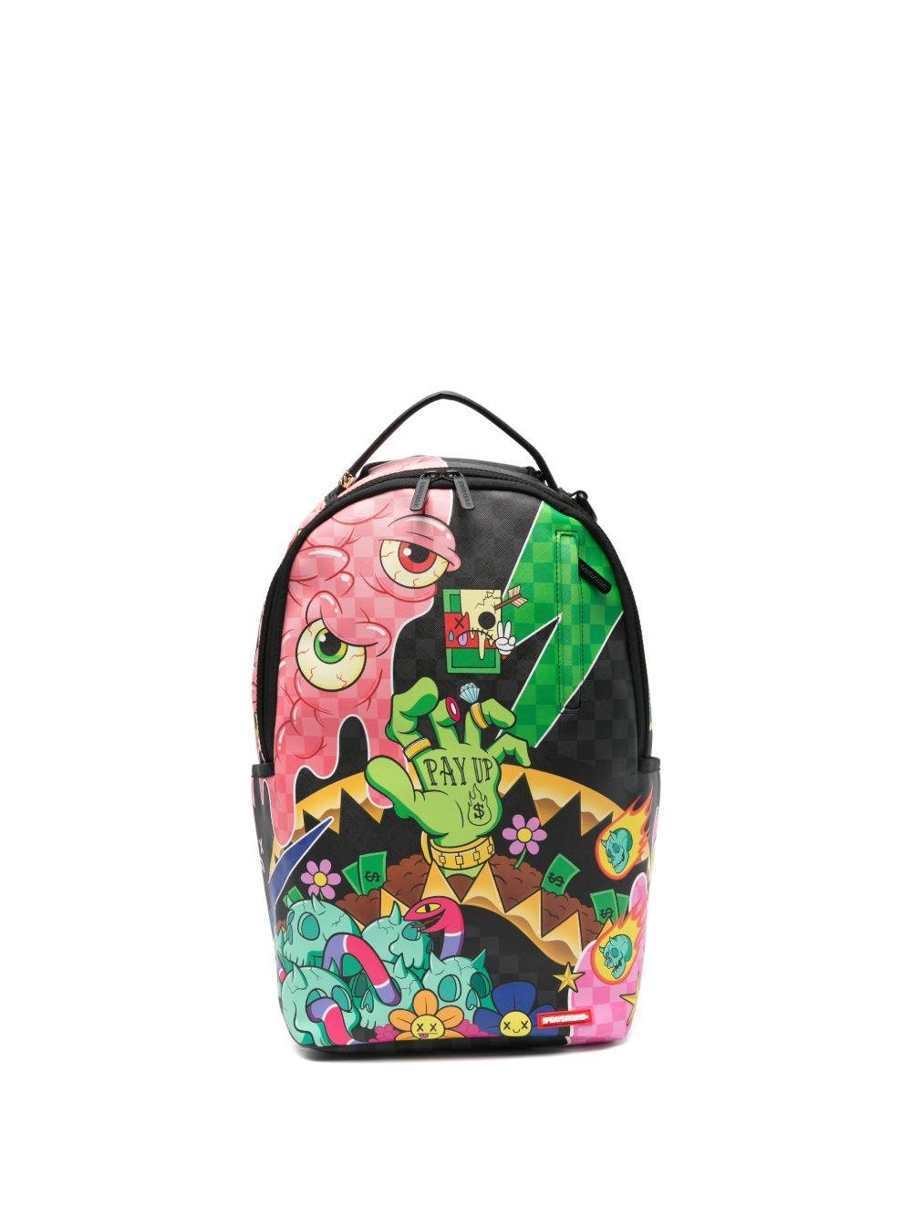 Zaino per bambino Sprayground kid multicolore con stampa grafica - Rubino Kids