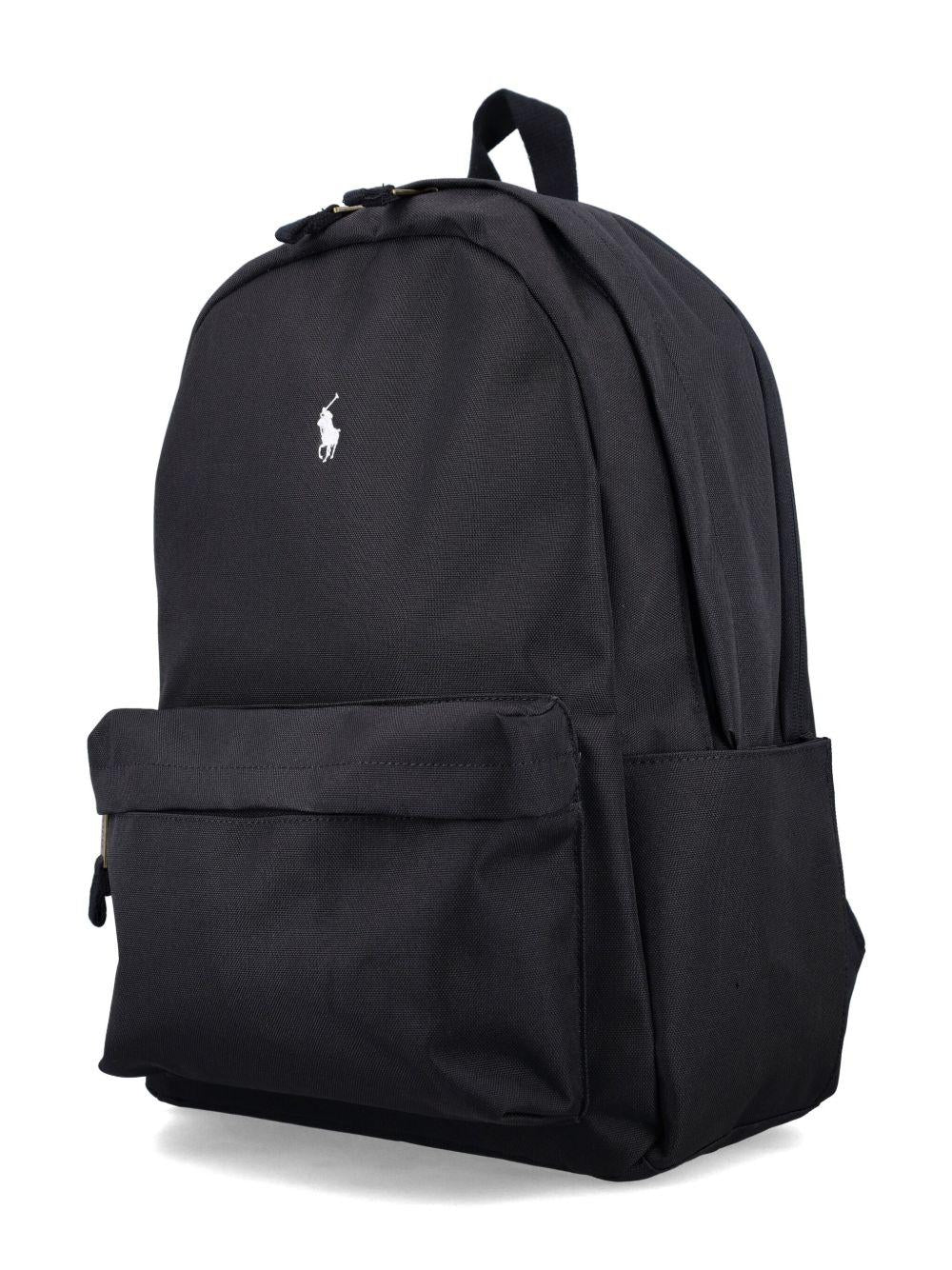 Zaino Polo Pony per bambini Polo Ralph Lauren Kids nero con motivo Polo Pony - Rubino Kids