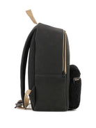 Zaino Rucksack per bambino Hugo Kids nero con applicazione frontale con logo - Rubino Kids