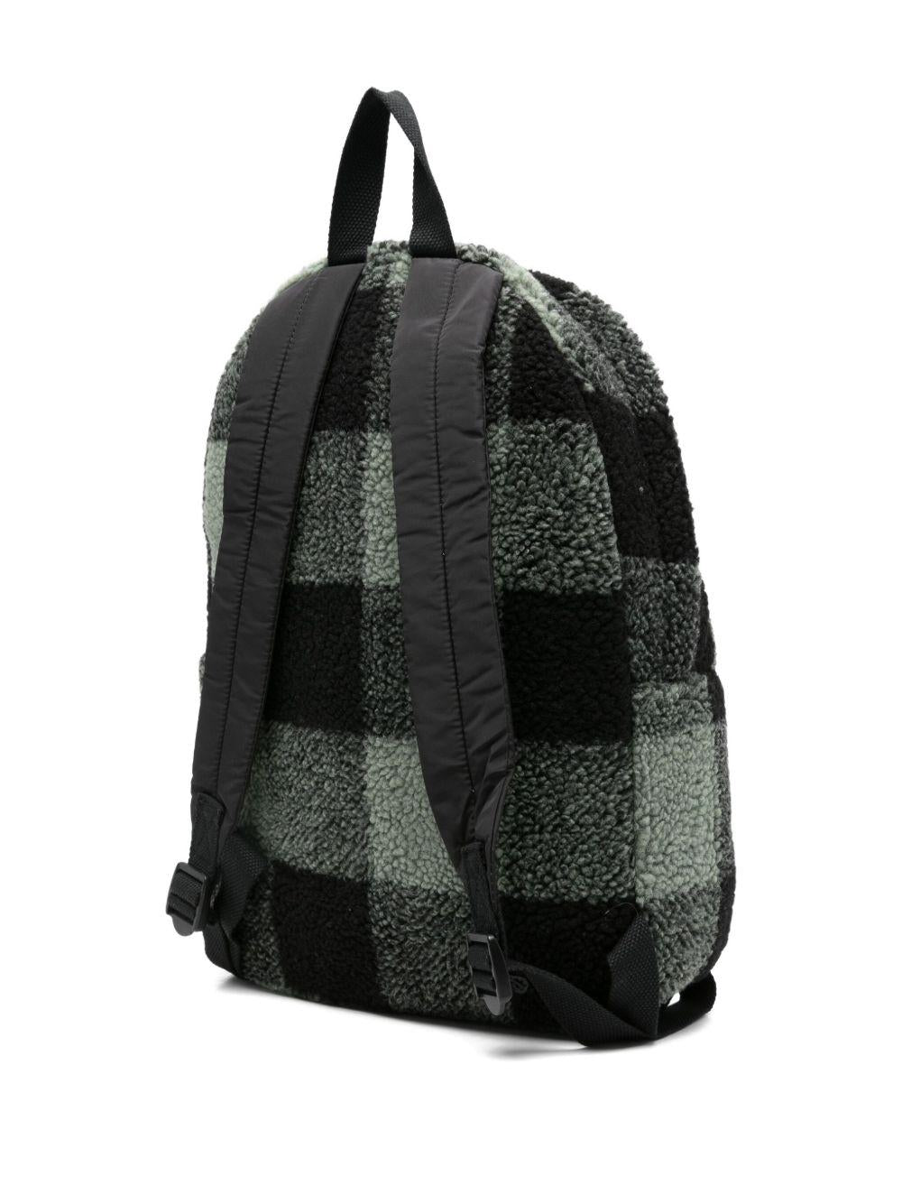 Zaino teddy per bambini Stella McCartney Kids grigio a quadri - Rubino Kids