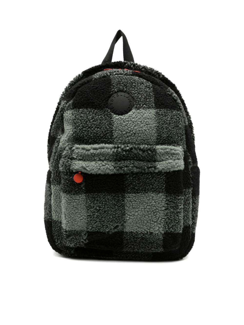 Zaino teddy per bambini Stella McCartney Kids grigio a quadri - Rubino Kids